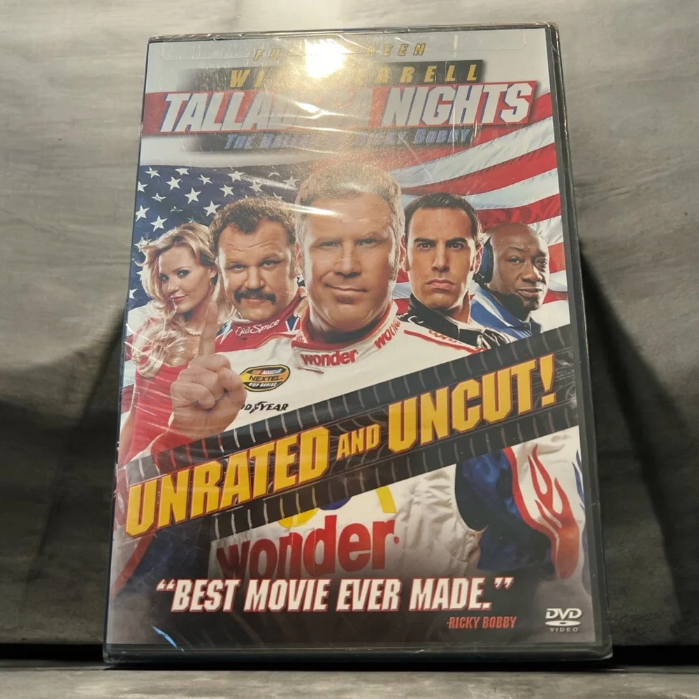 Talladega Nights DVD Unrated Uncut Factory Sealed Will Ferrell Comedy‎